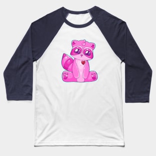 Valentine Racoon Baseball T-Shirt